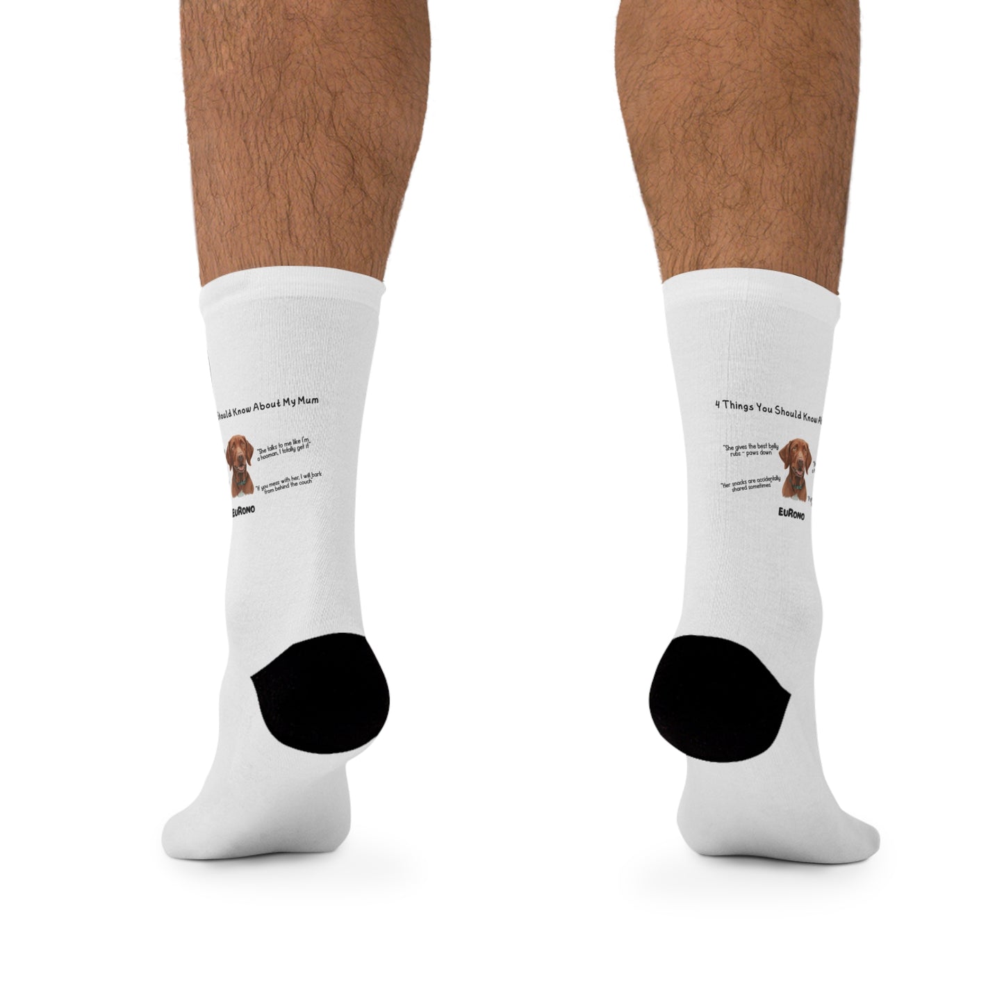 Eco-Friendly Recycled Poly Socks - Perfect Gift for Dog Lovers