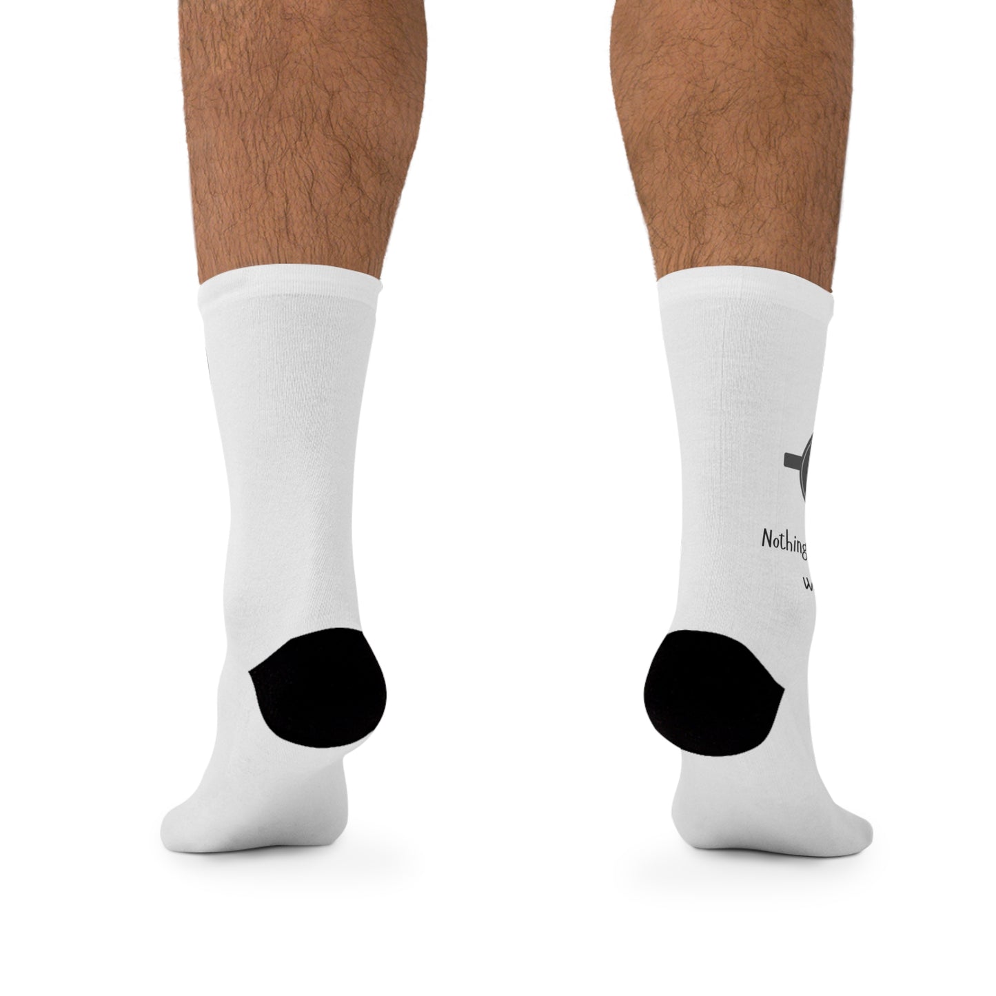 Funny Dog Lover Socks - Recycled Poly Crew Socks with Cute Pet Quotes