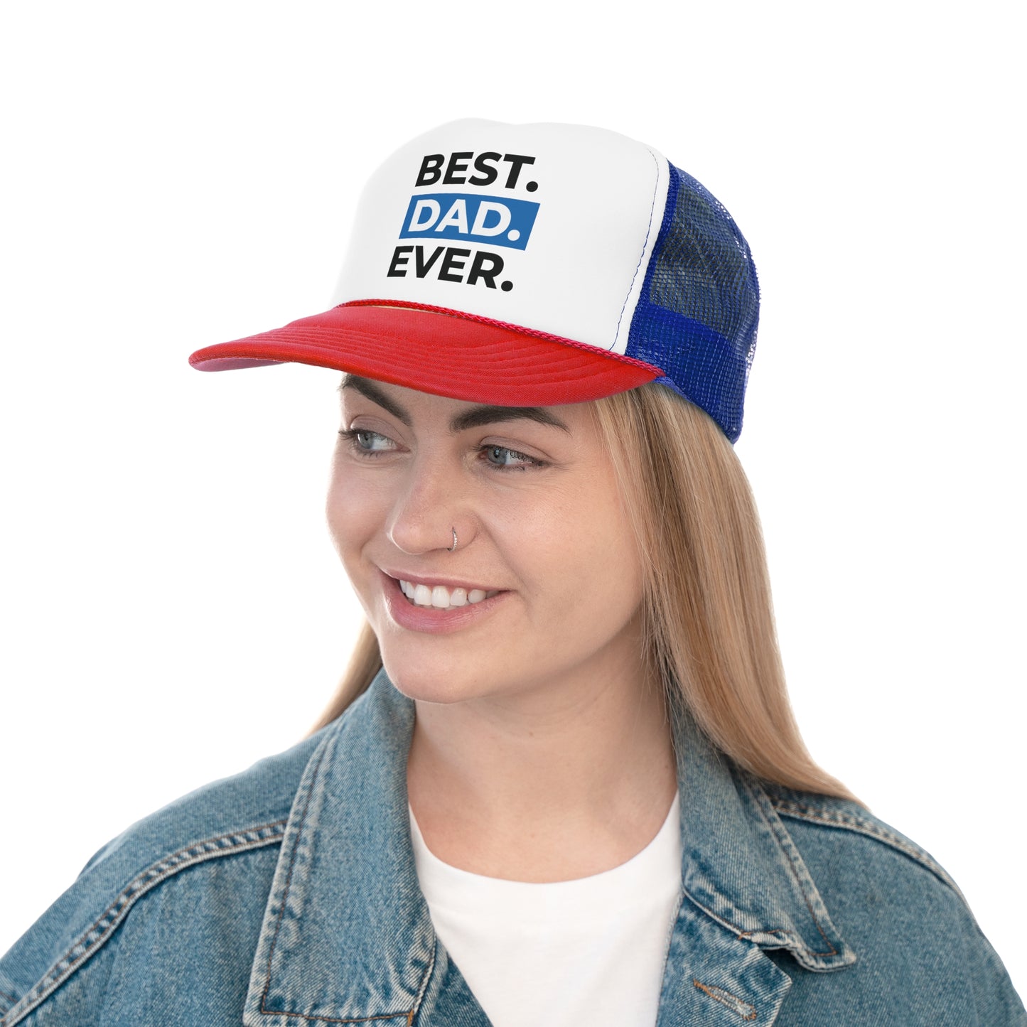 Best Dad Ever Trucker Cap - Perfect Gift for Father's Day