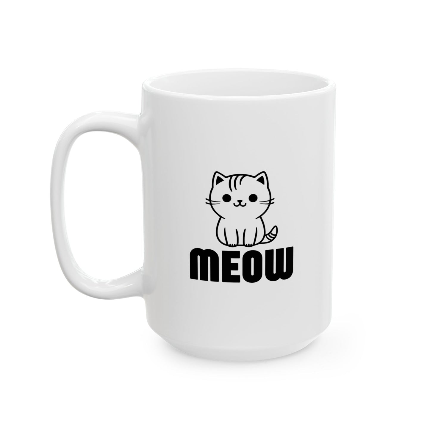 Funny Cat Ceramic Mug - Perfect Gift for Cat Lovers