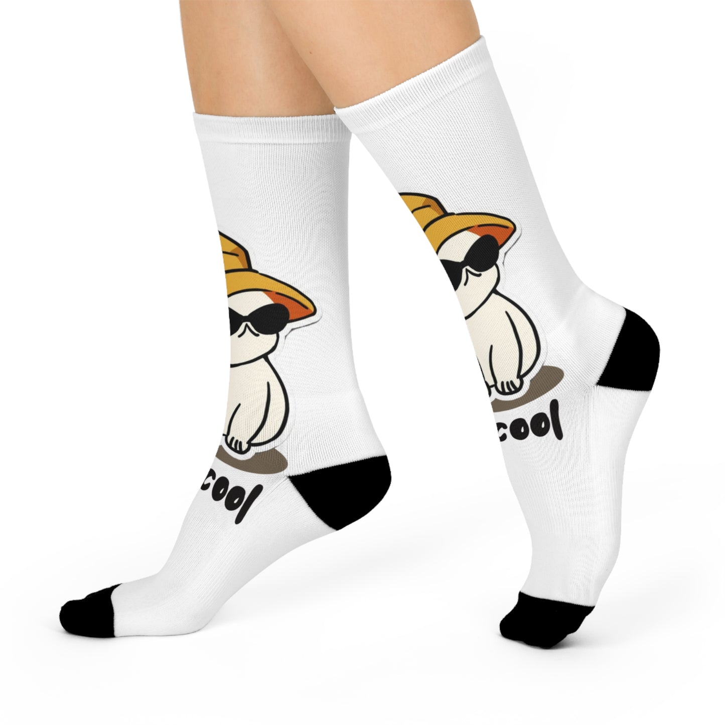 Cool Cat Crew Socks with Fun Design – Perfect for Gifts and Everyday Wear