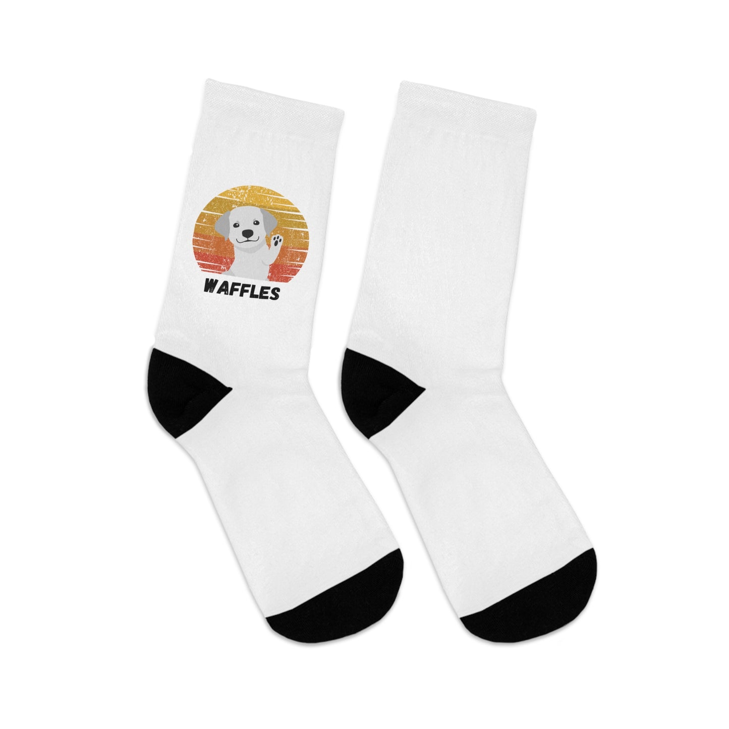 Waffle-Inspired Recycled Poly Socks – Fun & Eco-Friendly Footwear