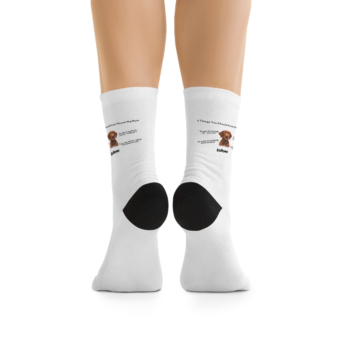 Eco-Friendly Recycled Poly Socks - Perfect Gift for Dog Lovers