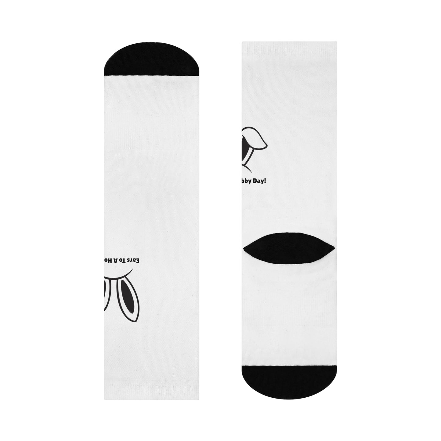 Funny Bunny Cushioned Crew Socks - Perfect for Easter and Everyday Comfort
