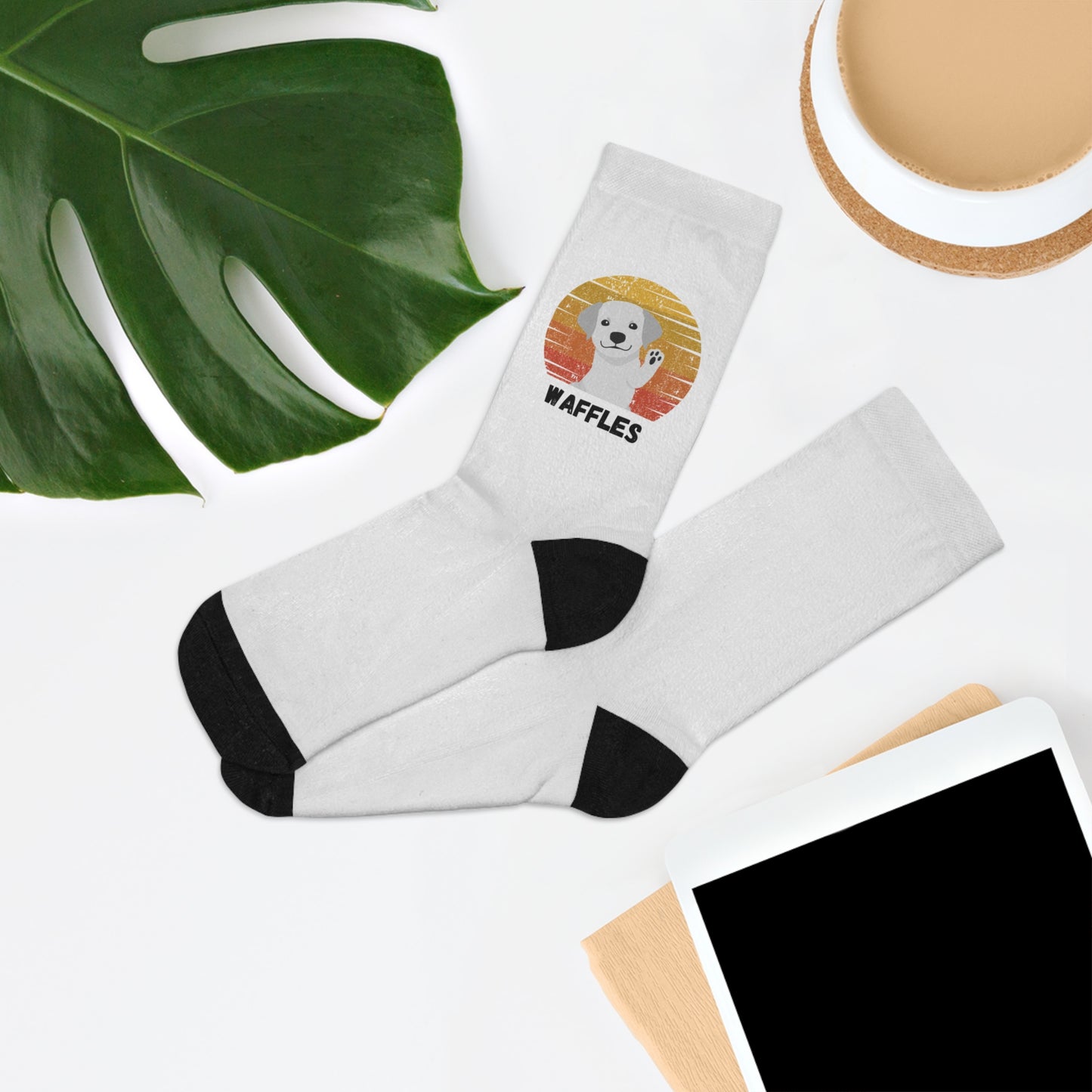 Waffle-Inspired Recycled Poly Socks – Fun & Eco-Friendly Footwear