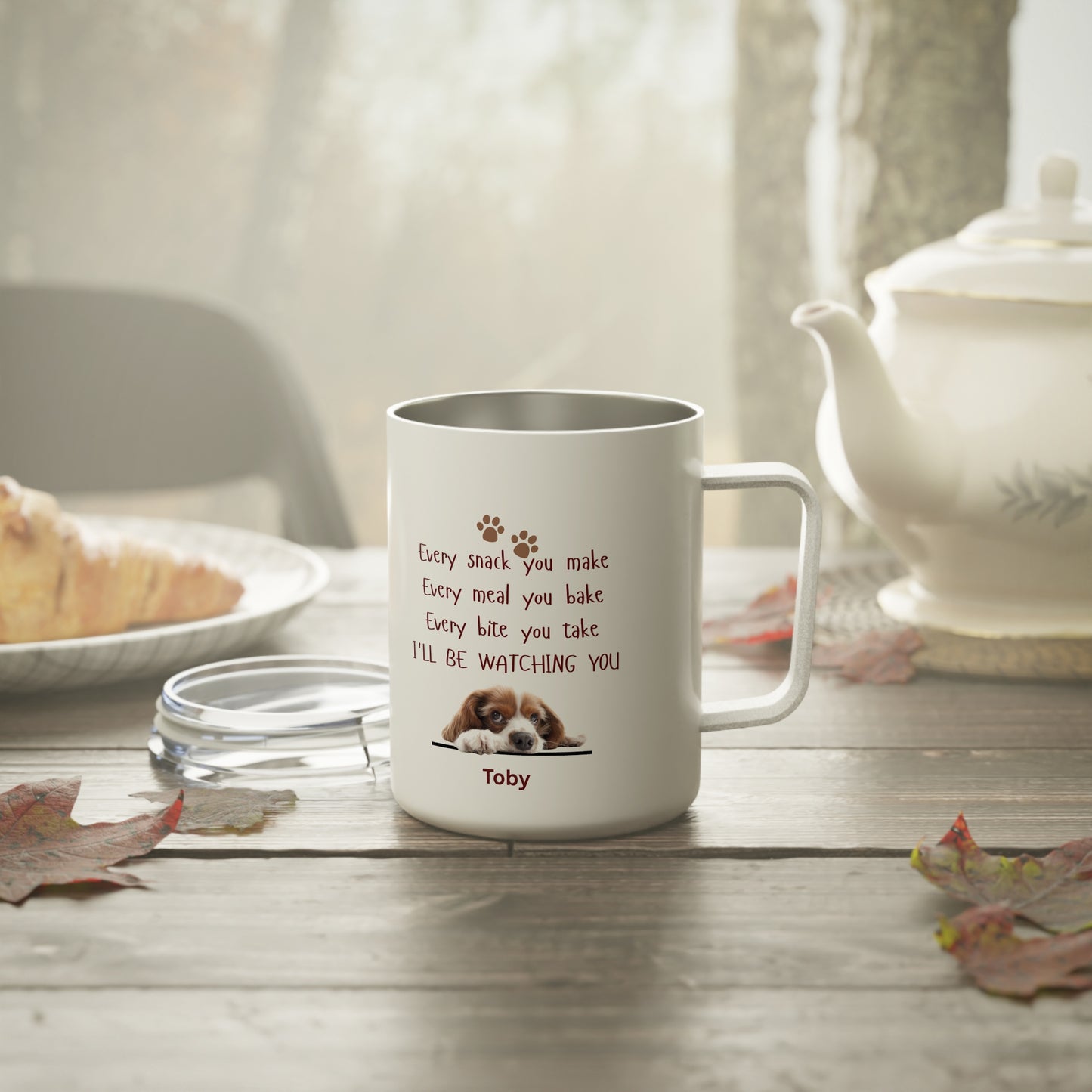 Insulated Coffee Mug - Perfect Gift for Dog Lovers with Heartwarming Quote