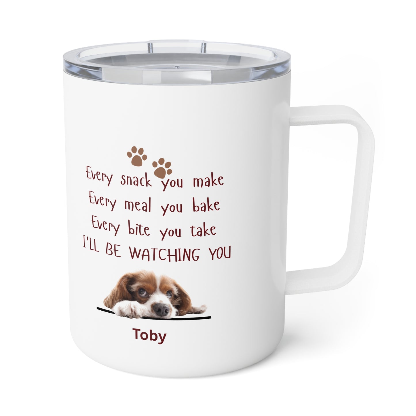 Insulated Coffee Mug - Perfect Gift for Dog Lovers with Heartwarming Quote