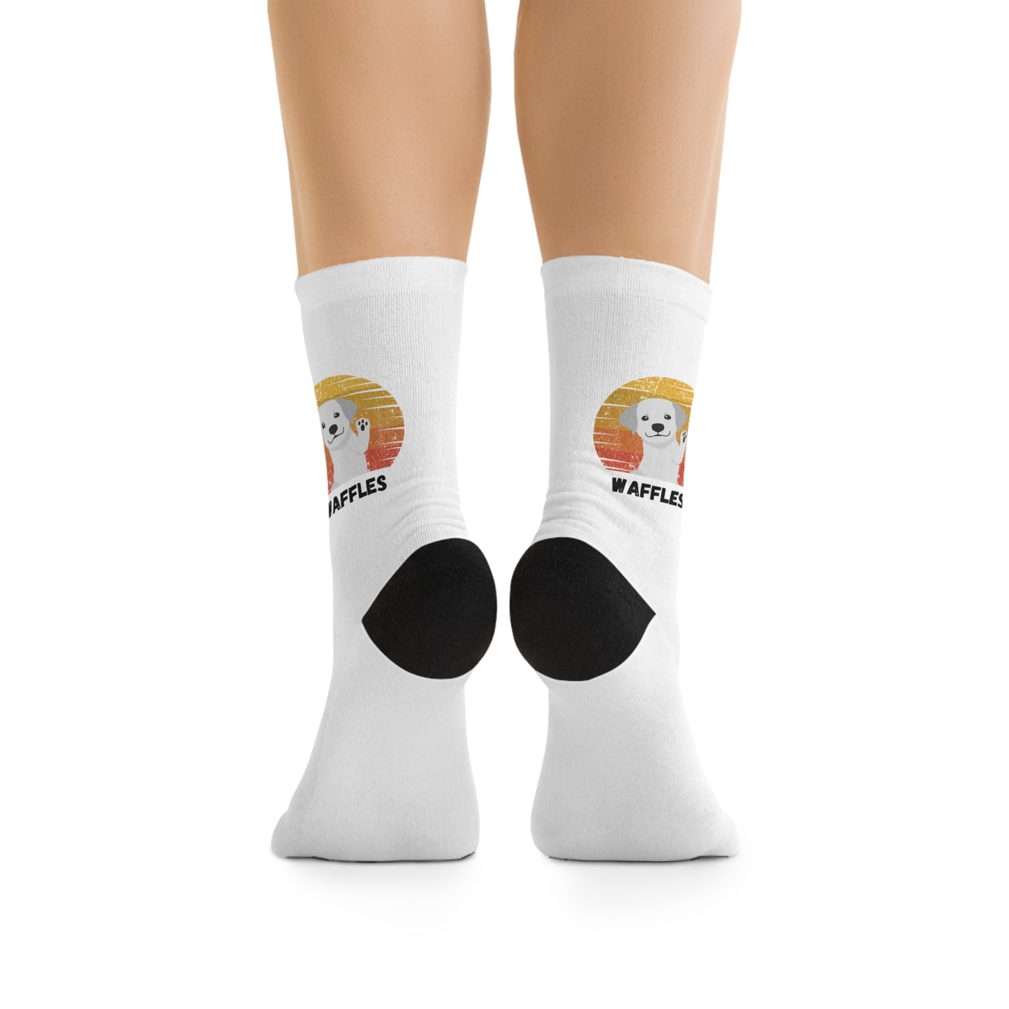 Waffle-Inspired Recycled Poly Socks – Fun & Eco-Friendly Footwear