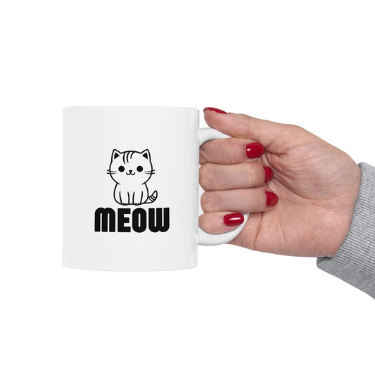 Funny Cat Ceramic Mug - Perfect Gift for Cat Lovers