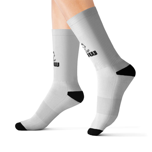 Custom Cat Printed Sublimation Socks