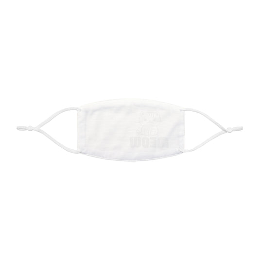 Cute Cat 'Meow' Snug-Fit Polyester Face Mask