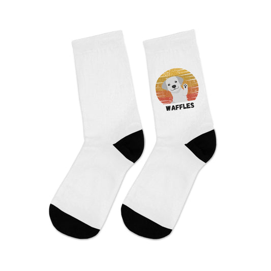 Waffle-Inspired Recycled Poly Socks – Fun & Eco-Friendly Footwear