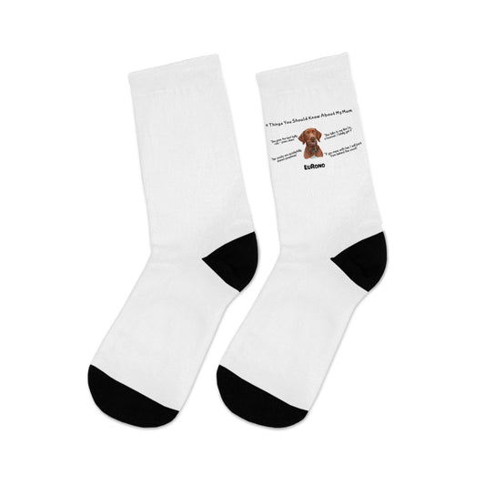 Eco-Friendly Recycled Poly Socks - Perfect Gift for Dog Lovers
